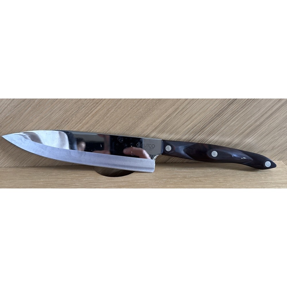 Cutco 1728 KP Knife - Made USA - Brown Handle
